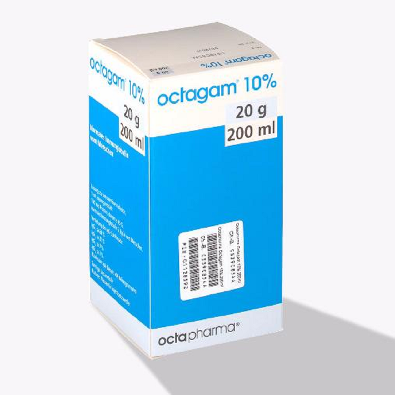 ОКТАГАМ 10 % розчин для інфузій 10 %, по 200 мл розчину для інфузій у флаконі; по 1 флакону в картонній коробці